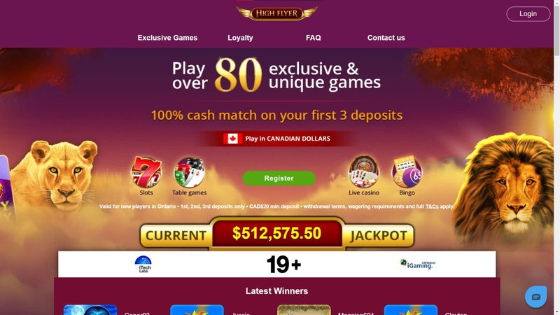Highflybet casino in Global